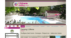 Desktop Screenshot of camping-ferme-offrerie.com